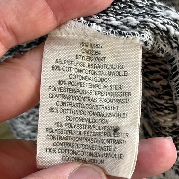 Anthropologie Tiny Mazarine Black And White Cardigan Sweater Size S - Picture 8 of 9